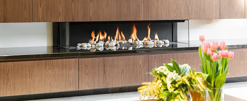 Double-height Fireplace Design Refurbishment in Odenton, Maryland
