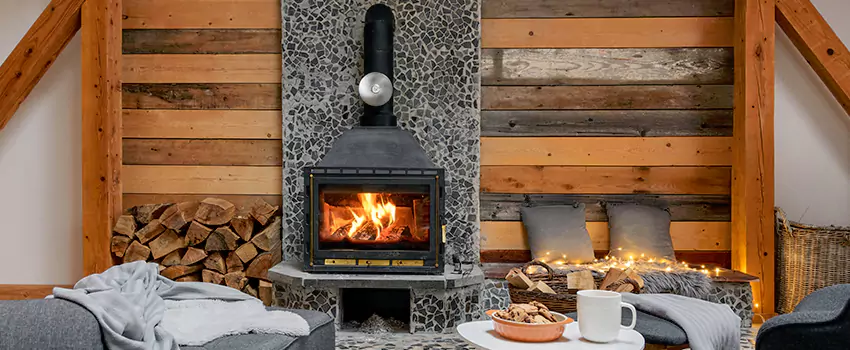 Thelin Hearth Products Direct Vent Gas Stove Fireplace Inspection in Odenton, Maryland